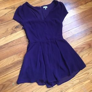 Toni Plum Romper